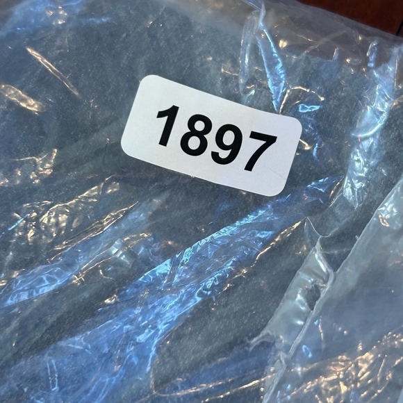 Good American Jeans Womens 6/28 Blue Good Classic Hi-Rise Raw Hem Slim Fit NEW - Picture 16 of 16